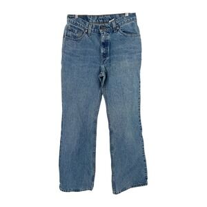 Levi's 519 Flare Low‎ Rise Jeans Light Wash Denim Size 9 Vintage Y2K USA